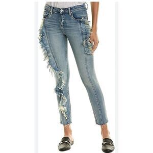NWT Blank nyc bond frayed jeans mid rise 26